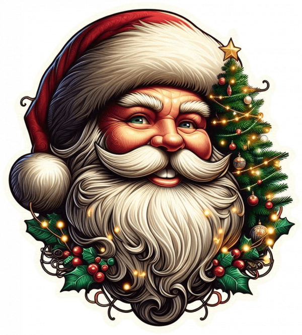 Santa Claus y Arbol