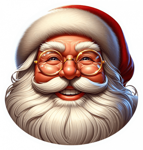 Cara de Santa Claus