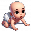 Bebe Niño Gateando