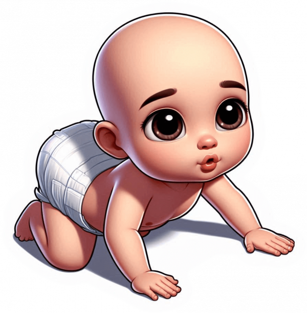 Bebe Niño Gateando