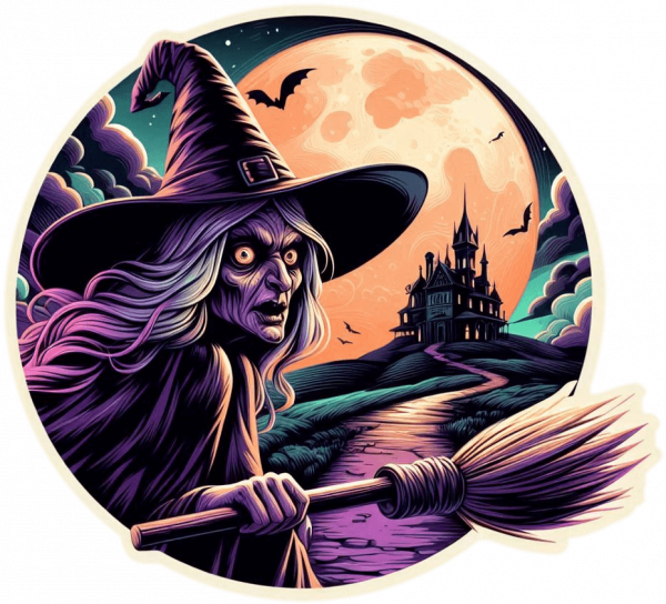 Bruja en Mansión