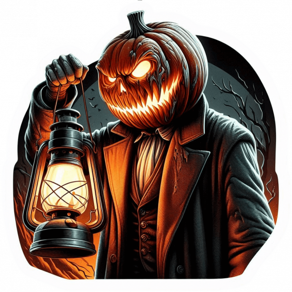 Calabaza Halloween y Linterna