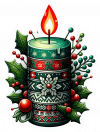 Velones de Navidad