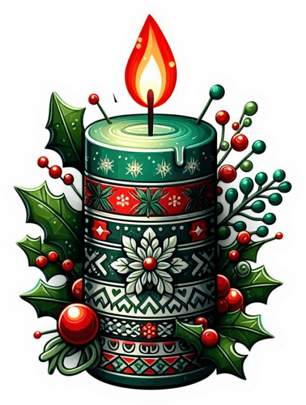 Velones de Navidad