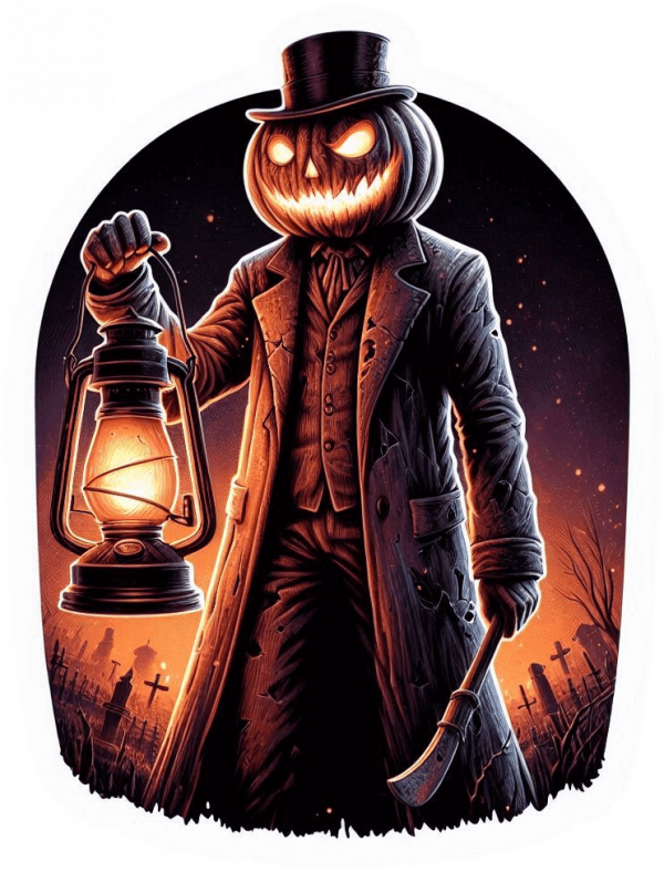 Calabaza en Cementerio