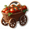 Tomates en carreta
