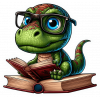 Tiranosuairo Leyendo