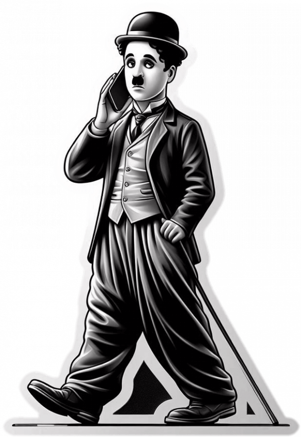 Charlot habla con Celular