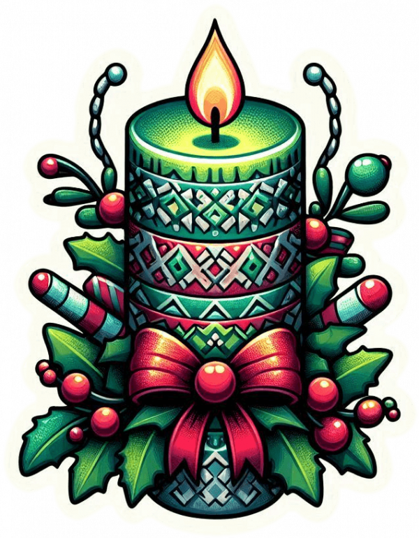 Velones de Navidad