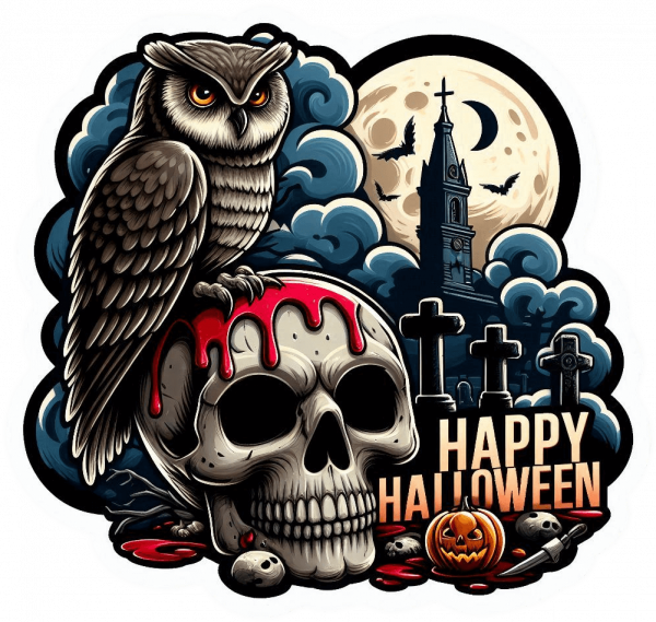 Buho y Hallowen