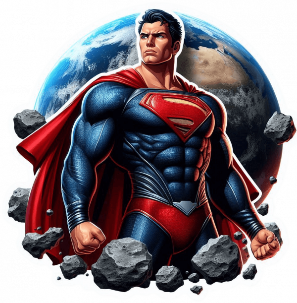 Superman En Asteroide 18