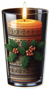 Vela Y Portavela De Navidad 05