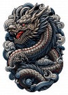 Tatuaje Diseño Dragones 03
