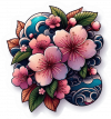 Tatu Flores De Cerezo 02