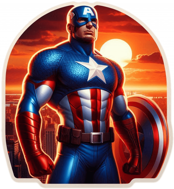 Capitan America En Edificio 16