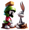 Bugs Bunny Y Marvin 02