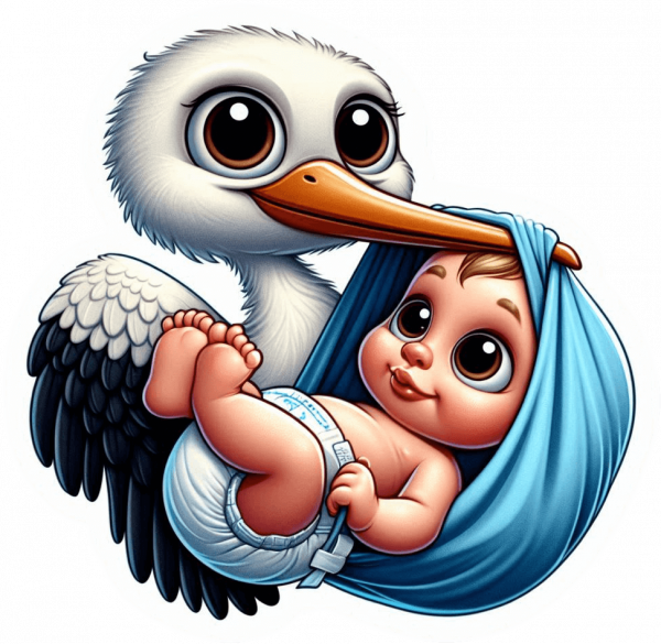Cigueña Y Bebe 01