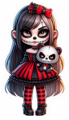 Catrina Gotica Kwaii 05