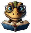 Tiranosuairo Leyendo 04