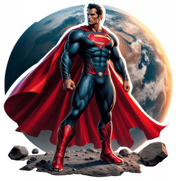 Superman En Asteroide 06