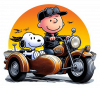 Snoopy Y Charlie Motorizados 03