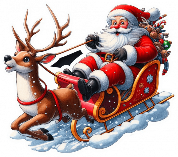Santa Claus En Trineo 01