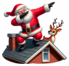 Santa Claus En Dabbing Dance 05