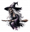 Bruja En Acuarela Gaouche 08