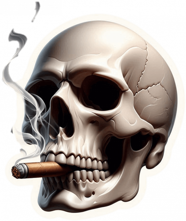 Craneo Fumando 03