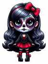 Catrina Gotica Kwaii 02