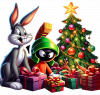 Bugs Y Marvin En Noche Buena 01