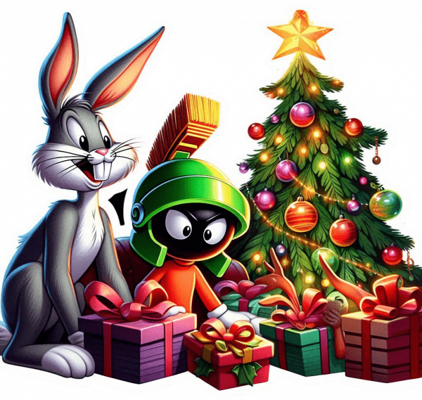 Bugs Y Marvin En Noche Buena 01