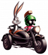 Bugs Bunny Y Mavin Motorizados 06