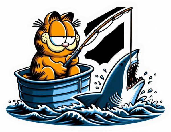 Garfield Pezcando 03