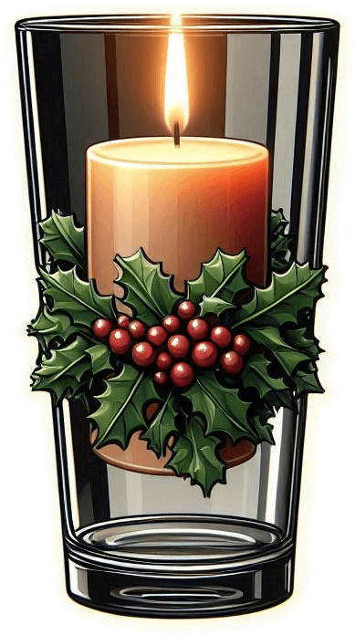 Vela Y Portavela De Navidad 09