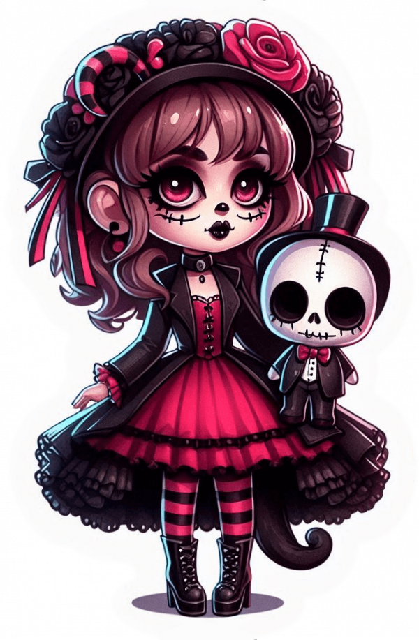 Catrina Gotica Kwaii 08