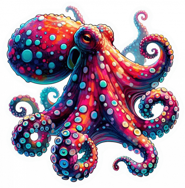 Pulpo De Dos Manchas De California 01