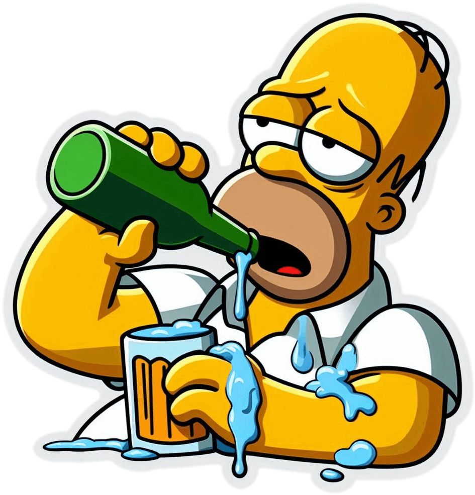 Homero Simpson Borracho