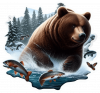 Oso Pardo A La Caza04