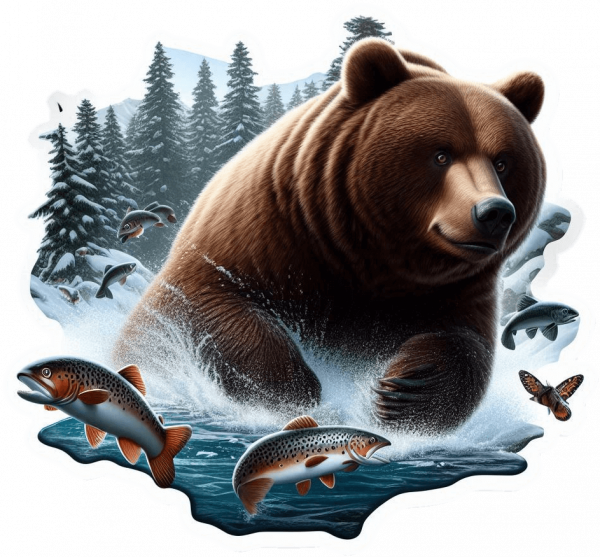 Oso Pardo A La Caza04