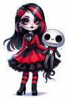 Catrina Gotica Kwaii 07