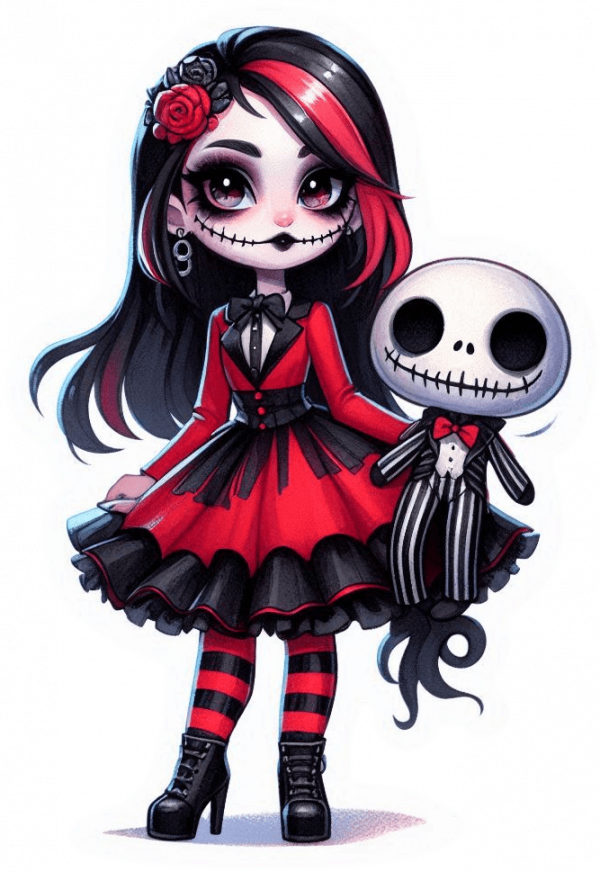 Catrina Gotica Kwaii 07