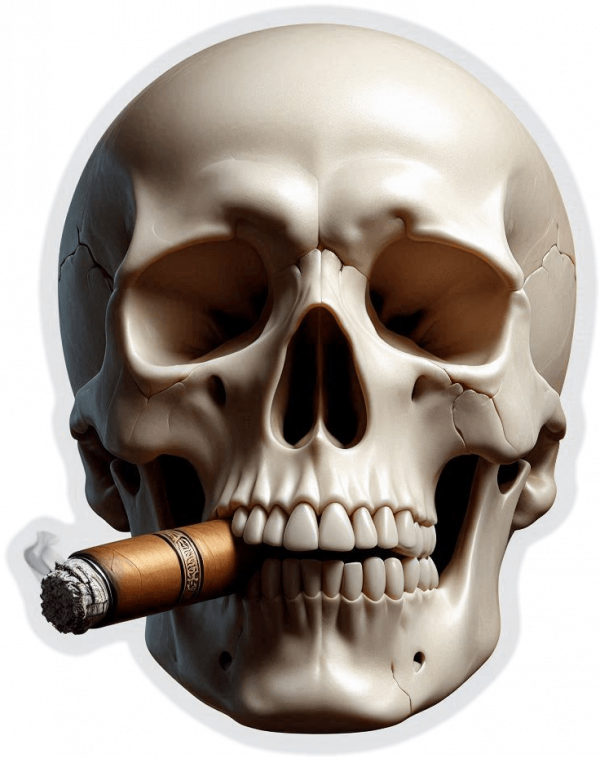 Craneo Fumando 04