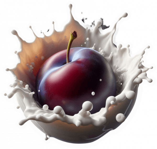 Fruta De Ciruela En Crema 04