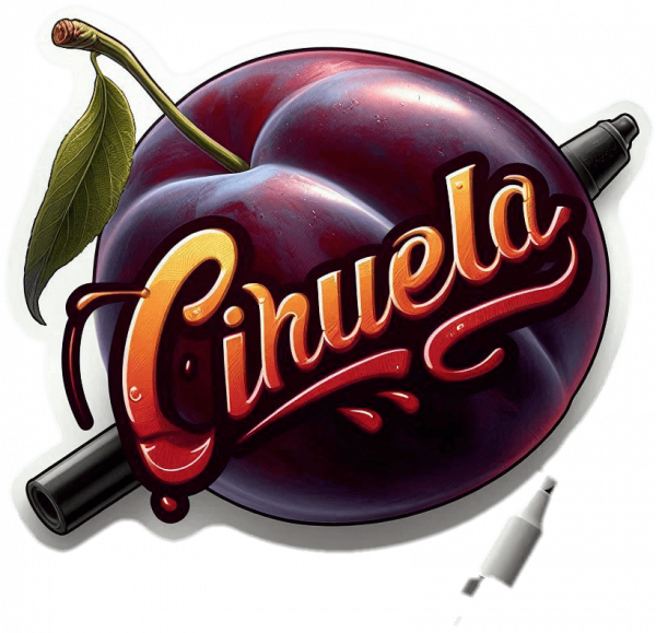Fruta De Ciruela En Grafitti 03