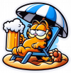 Garfield En La Playa 03