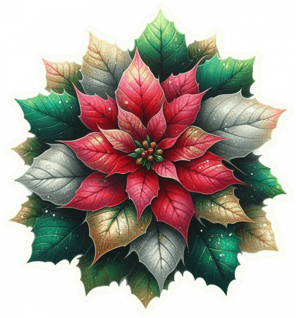 Ramo De Poinsettias 02