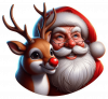 Cara De Santa Y Rudolf 02