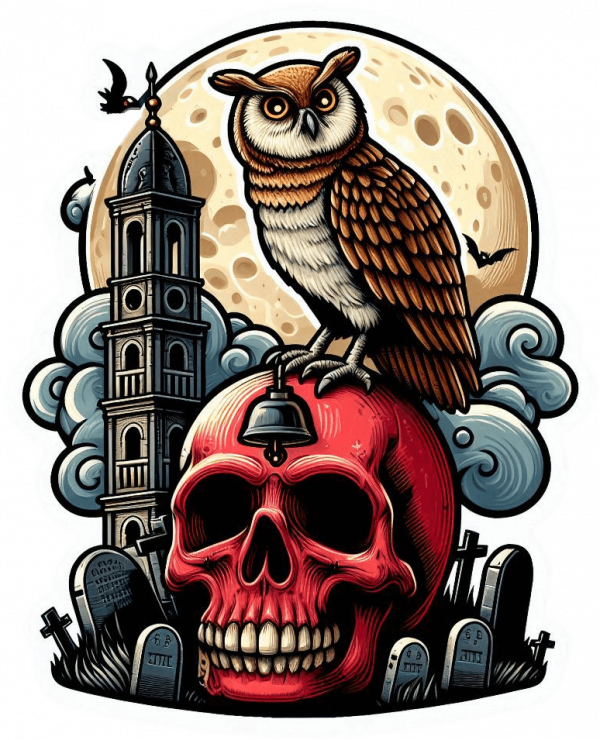 Calavera Buho Y Hallowen 11