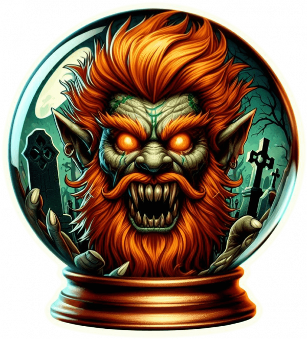 Duende Leprechaun En Bola De Cristal 01